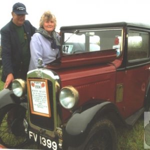 edmund and sylvia glasson with poppy at sennen