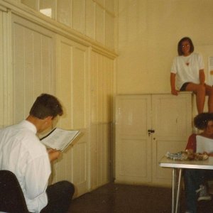 Class in Old St. Paul's School in Summer