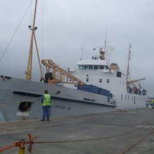 Scillonian berthing