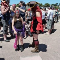 Pirate gathering on the Prom - 26Jun11