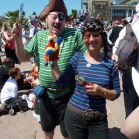 Pirate gathering on the Prom - 26Jun11