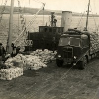 Loading Penzance docks