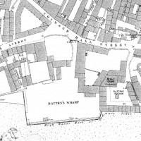 Battens Wharf 1878 Map