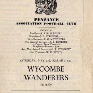 Friendly v Wycombe Wanderers