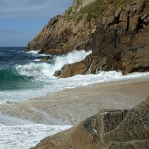 A choppy sea at Portheras Cove - Click on the album for another 29.