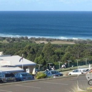 View from the Tura Beach Country Club car park