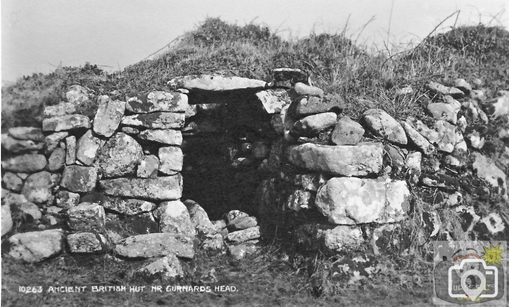 Ancient British Hut Near Gurnards Head