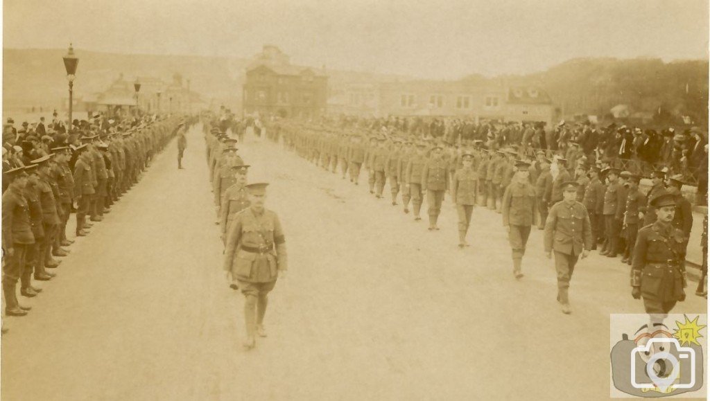 Army on Promenade in Penzance