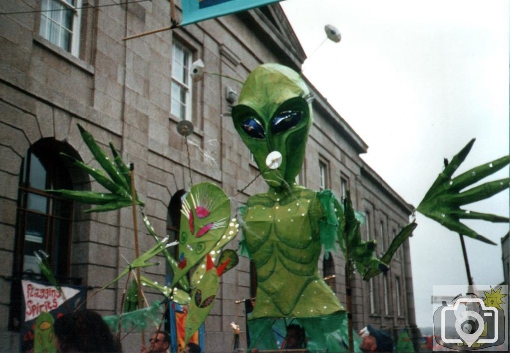 Big Green Man Mazey Day 2002