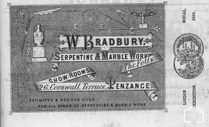 Bradbury - Serpentine (1873 Post Office Directory)