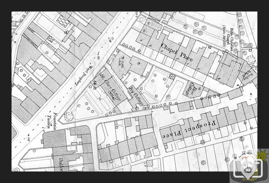 Chapel Place area Penzance 1875