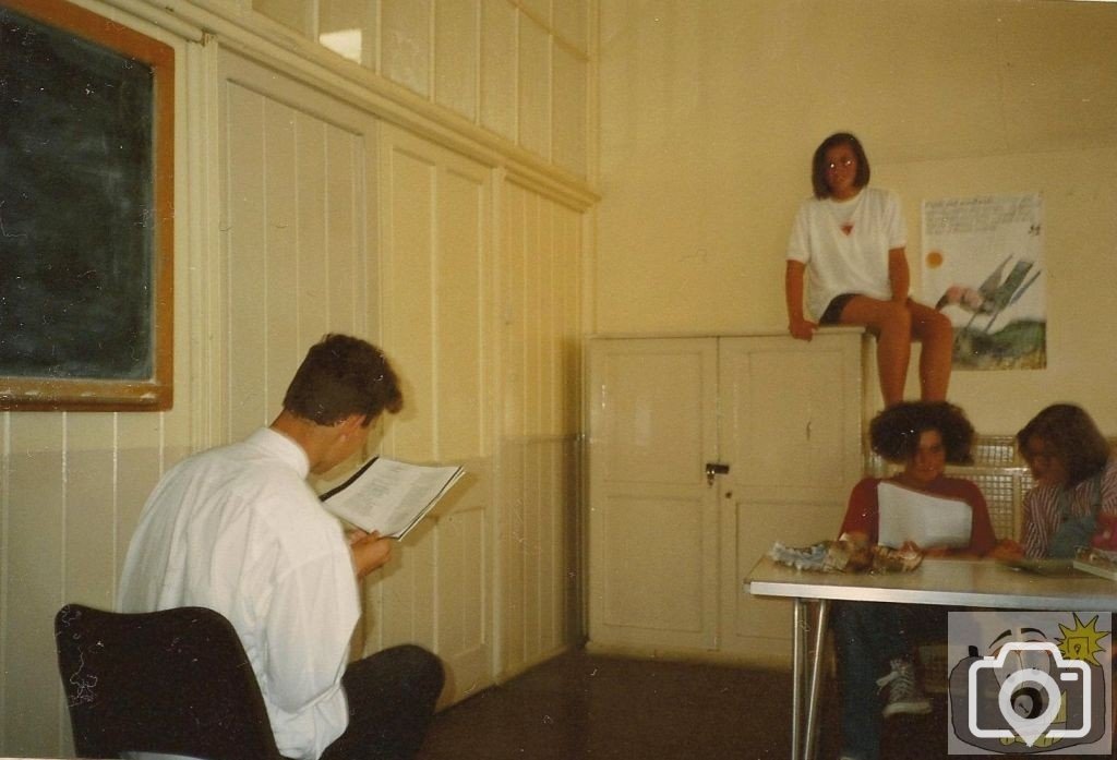 Class in Old St. Paul's School in Summer