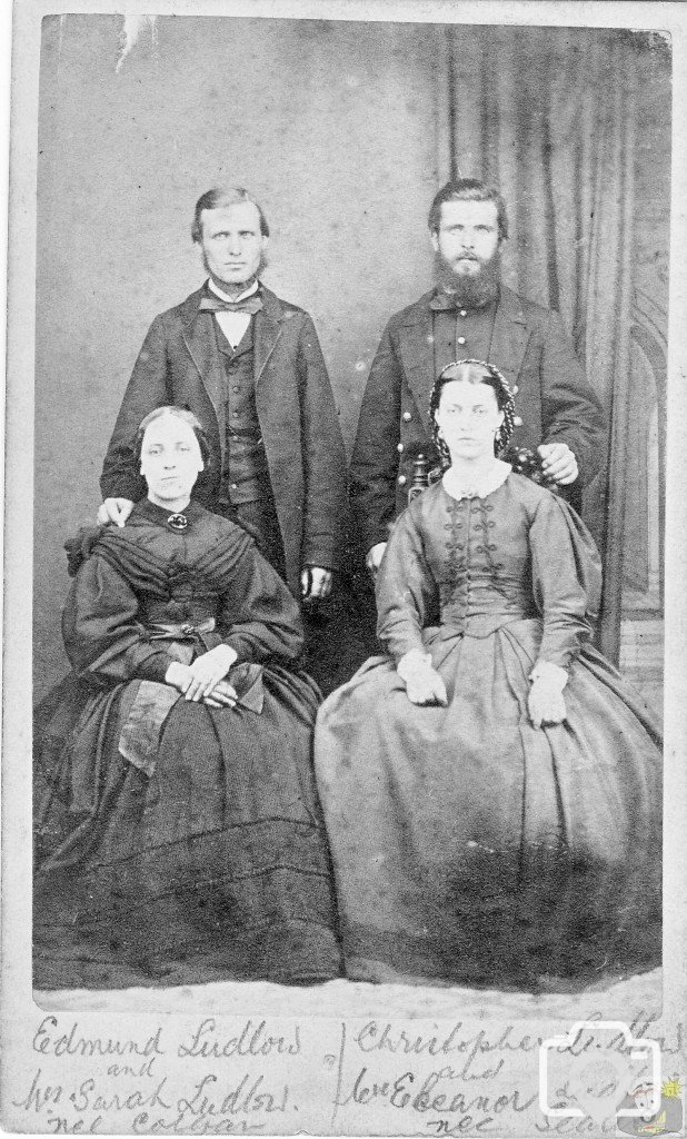 Edmund and Christopher Ludlow and their wives