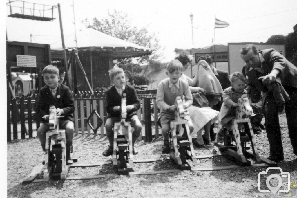 Funfair at Marazion Mid 1950s