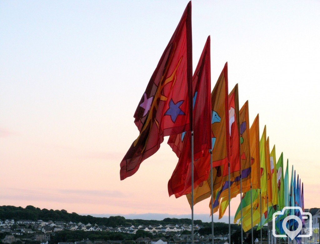 Golowan flags 2009