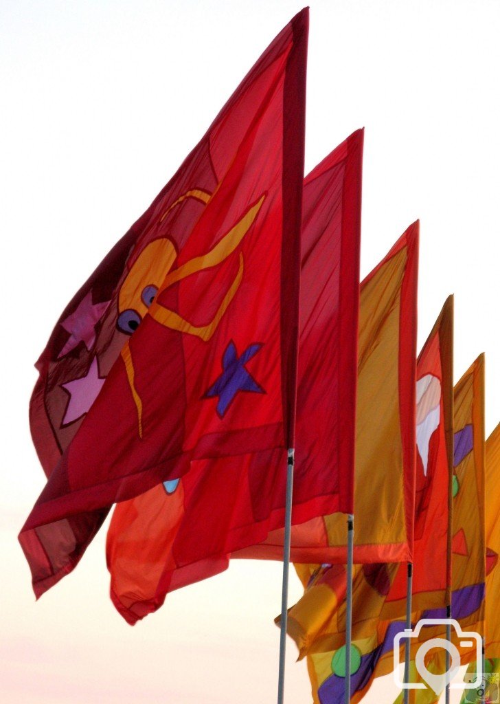 Golowan flags 2009