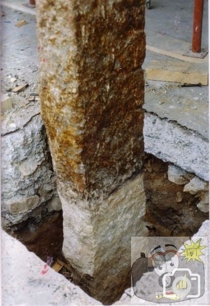Granite pillar