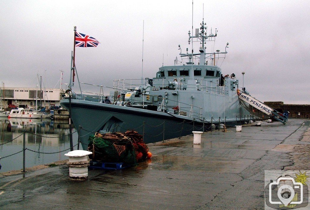 H.M.S. Penzance at the Wet Dock