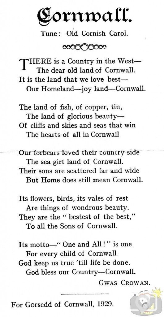 Old Cornish Poem
