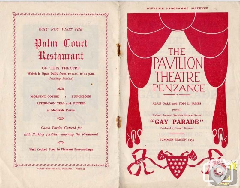 Pavillion Theatre Programme, Penzance1954