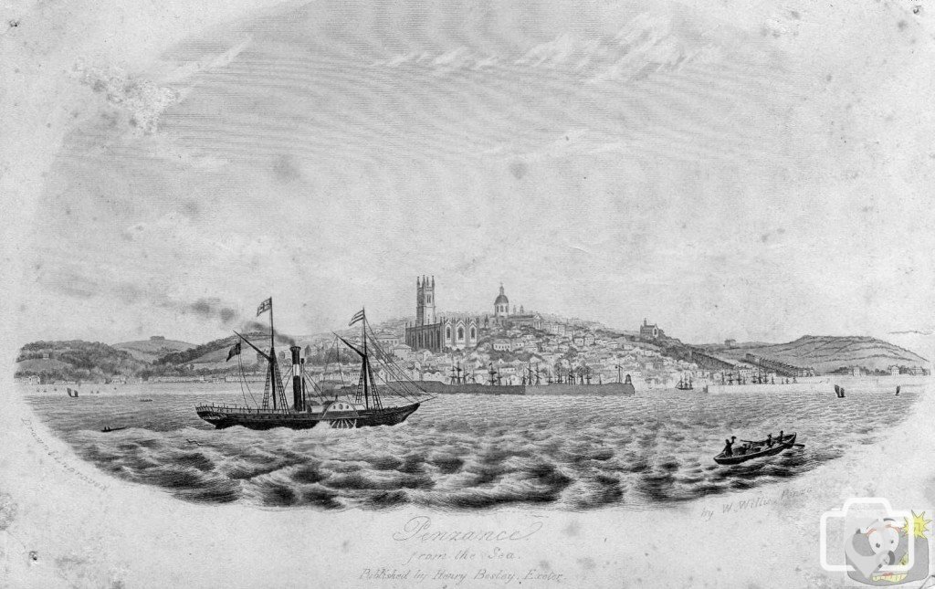Penzance from the sea