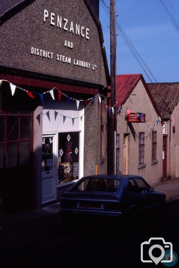 Penzance Laundry, New Street - May 1977