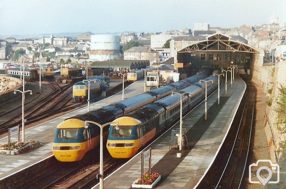 Penzance railway station 1990s Picture Penzance archives