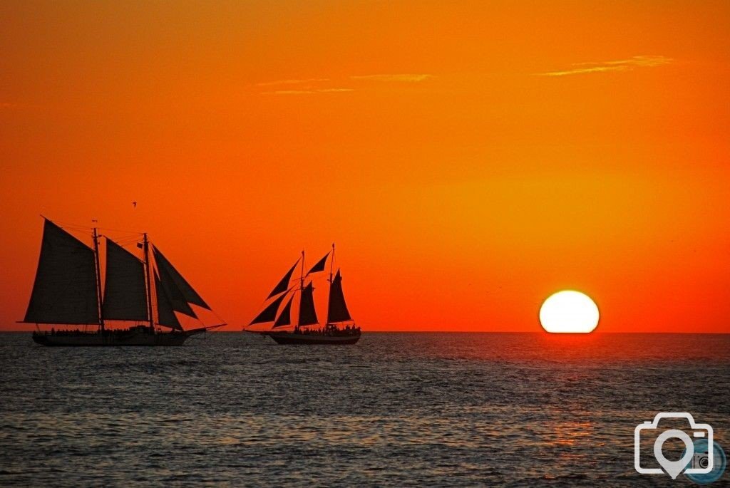 Sails in the Sunset