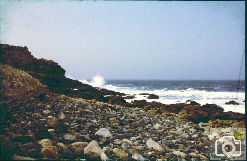 Sea over the wall.