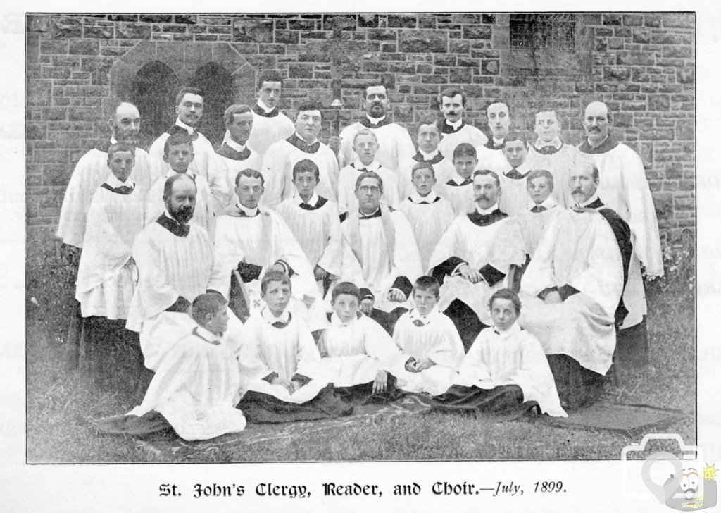 St Johns Clergy Reader and Choir July 1899