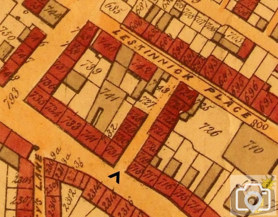 St John's Court 1842 Tithe Map