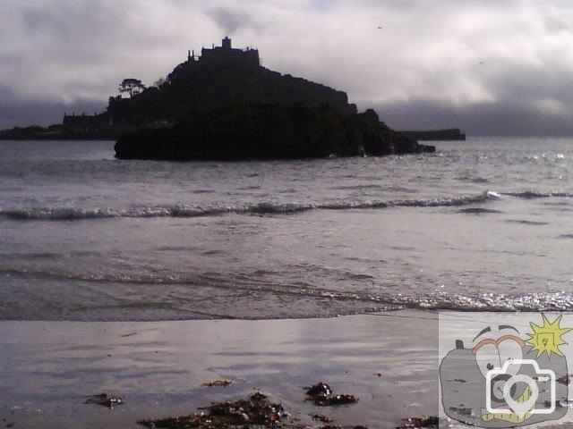 St Michael's Mount at dusk