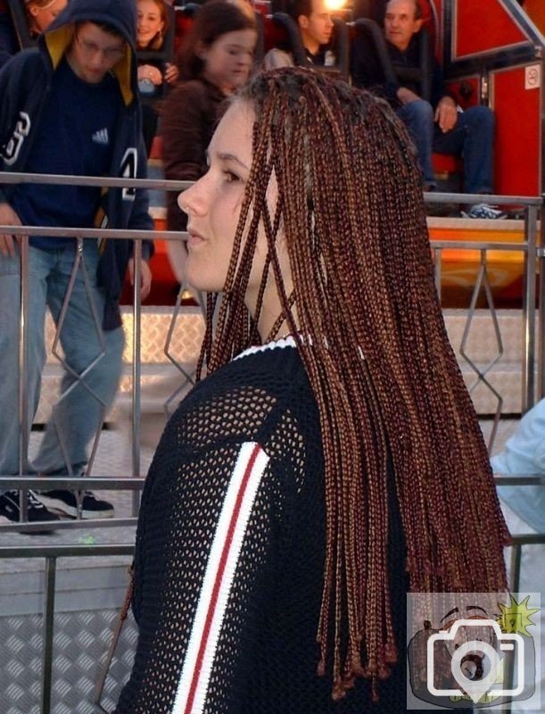 Stylish braids for the fairground, May, 2003