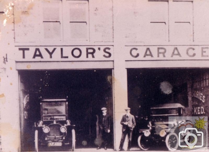Taylors garage Picture Penzance archives