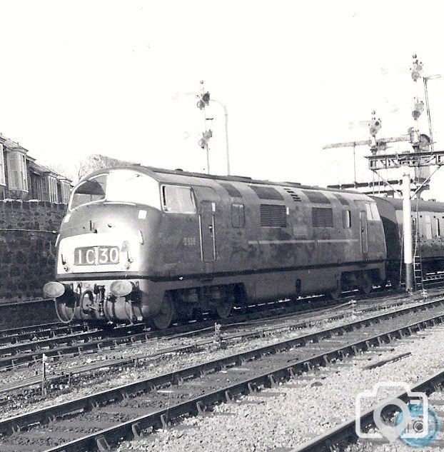 The Cornish Riviera Express arrives at Penzance Picture Penzance archives