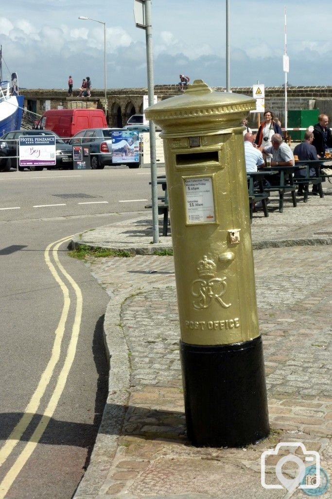 The Golden Postbox