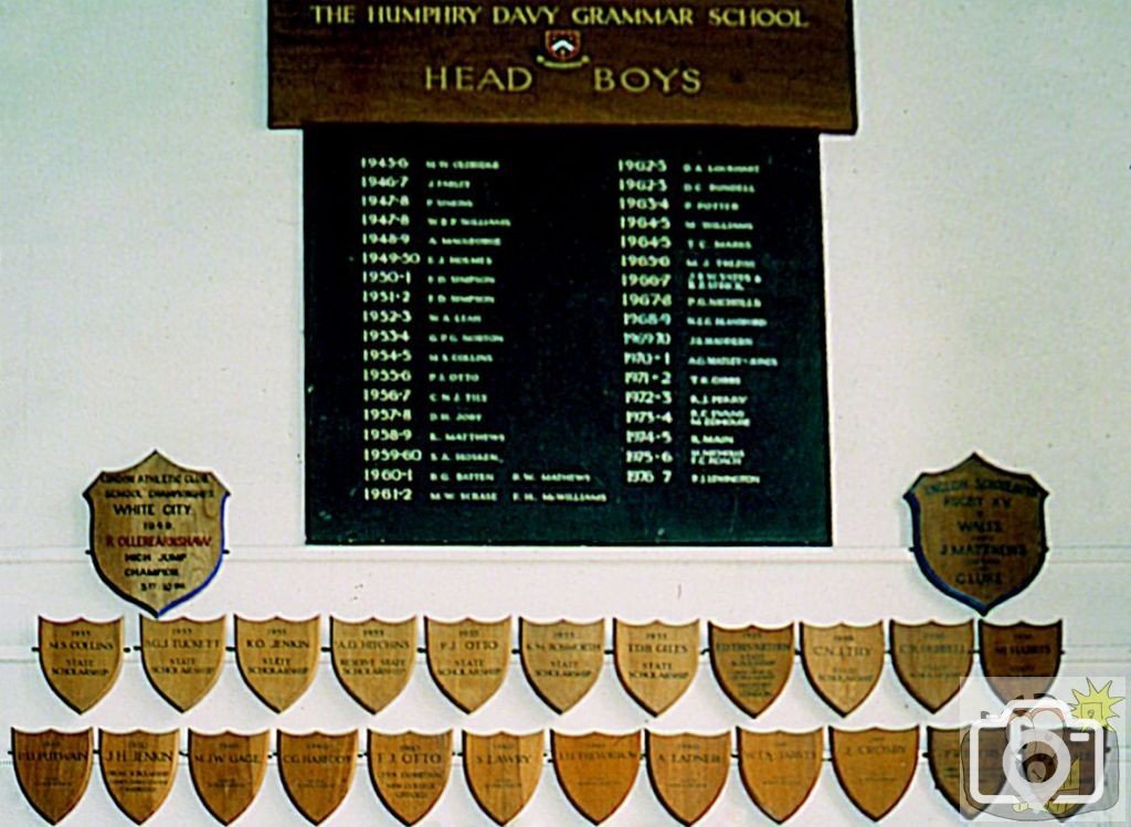 The Head Boy Board