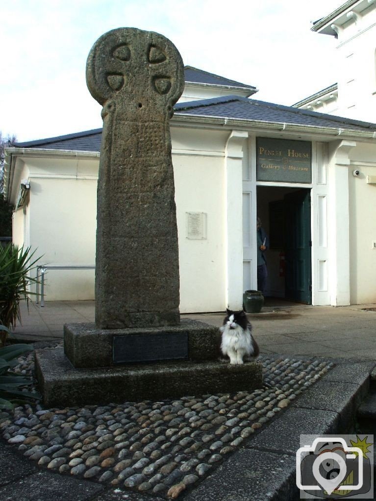 The Market Cross, Penlee park and Museum, Feb., 2007