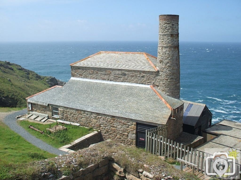 The Pumping House at Levant Mine
