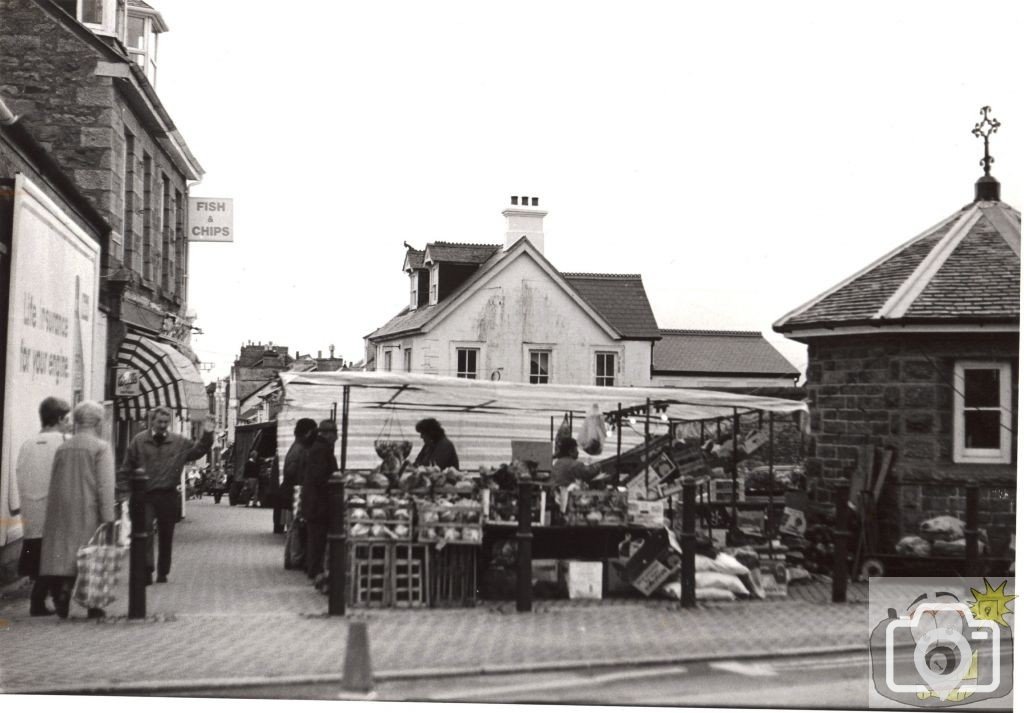 Top of Causewayhead Penzance 1990s Picture Penzance archives