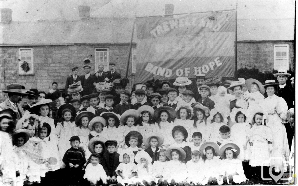 Trewellard Wesleyan Band of Hope - about 1908