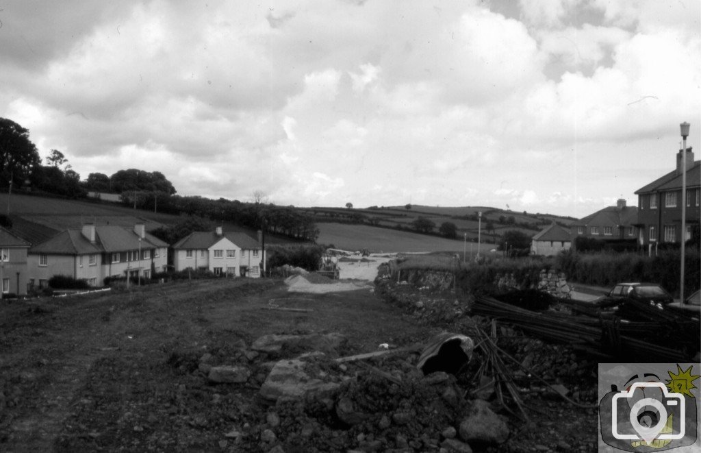 Upper section of Treneere Bypass Picture Penzance archives
