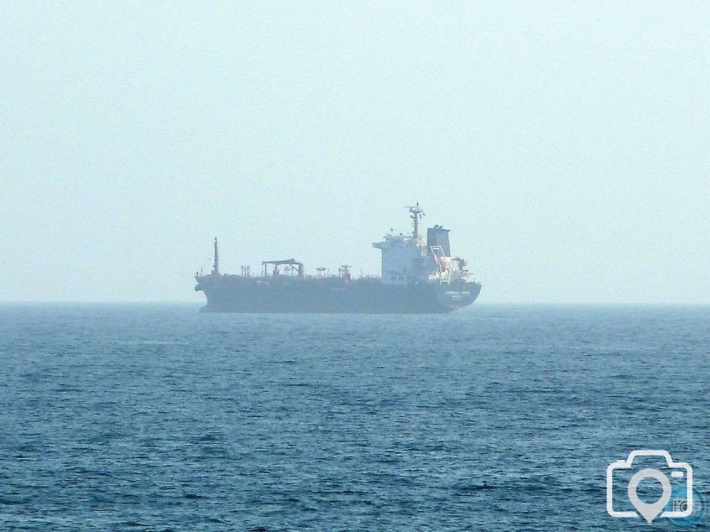 Vessel viewed from Long Rock - 1st September
