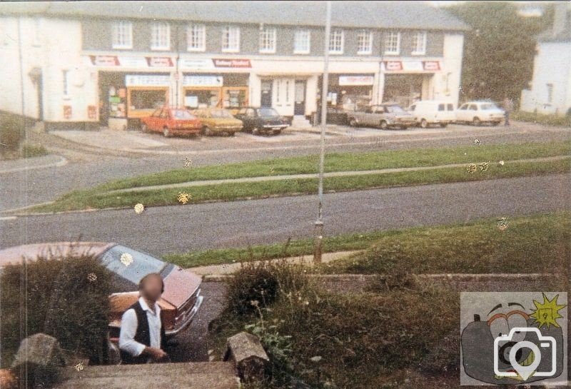 view of Treneere shops Picture Penzance archives