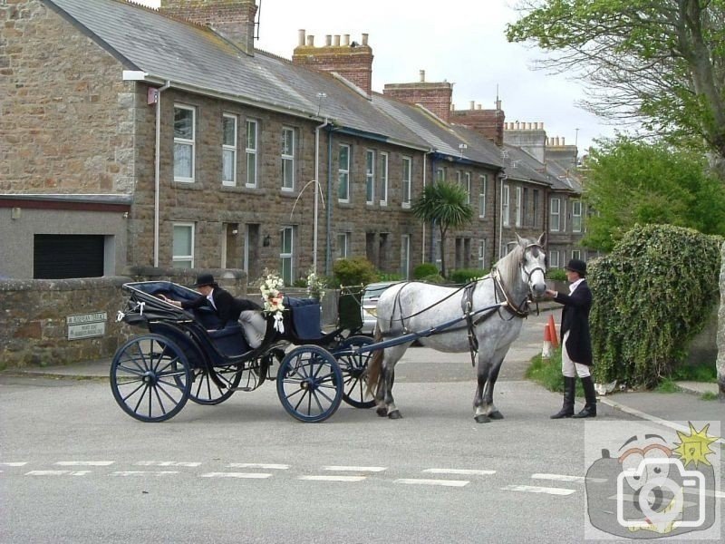 Wedding Carriage by the Rec: April, a few years ago