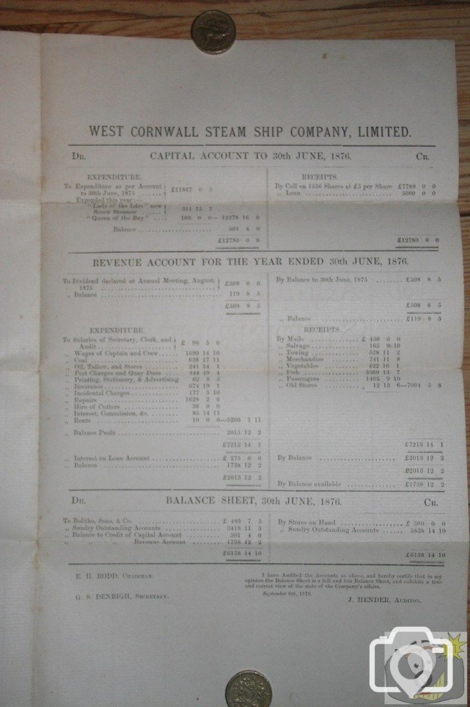 West Cornwall Steamship Company Page 2