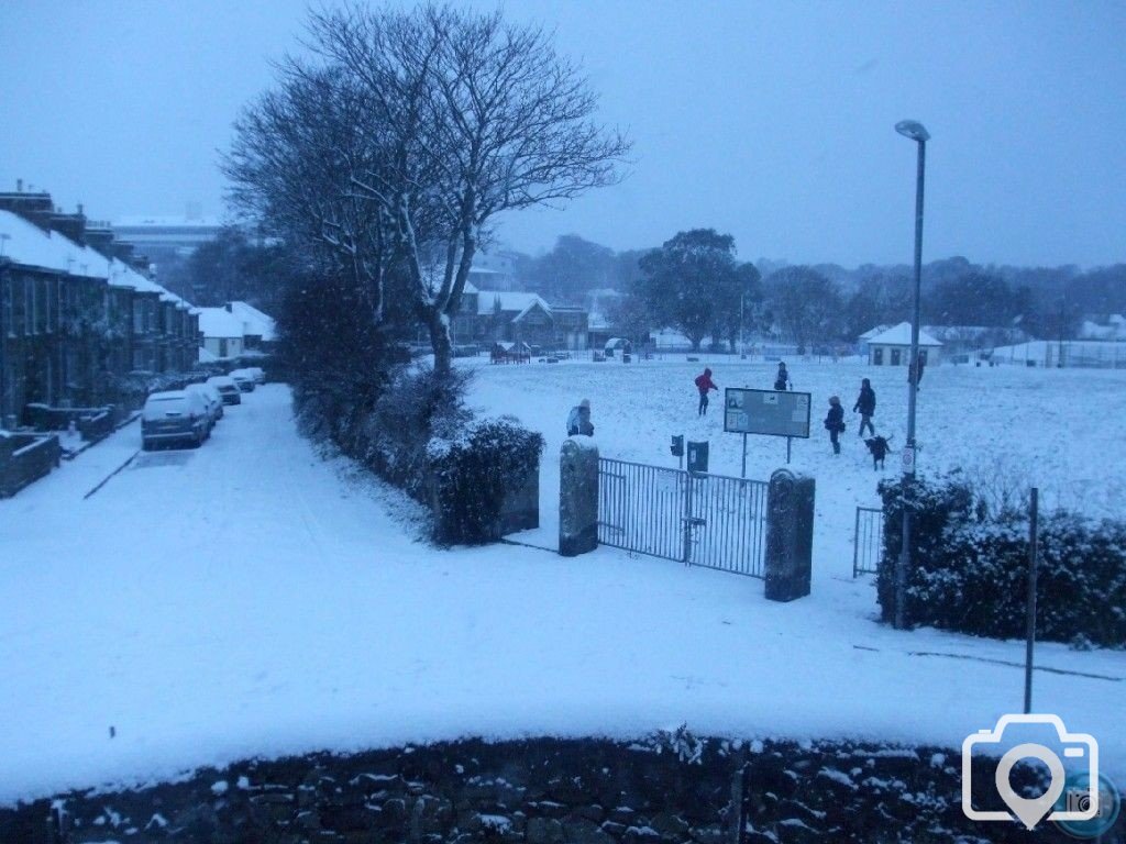 Winter comes early to Penzance - 9 a.m., 2 Dec'10