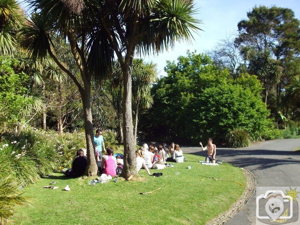 Yet more young folk enjoy Morrab Gdns - 22may10